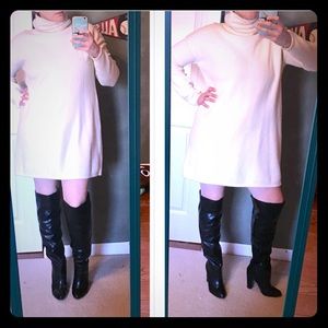 Cream Sweater Dress